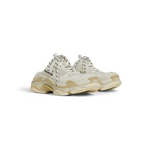 Balenciaga Triple S Sneakers in Cream and Tan